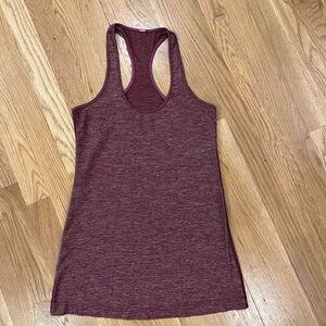 lululemon athletica Maroon Tank Top